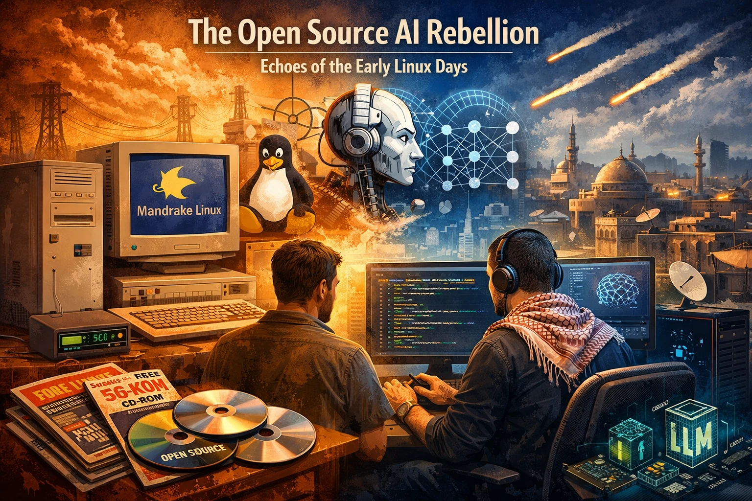 The Open Source AI Rebellion: Echoes of the Early Linux Days