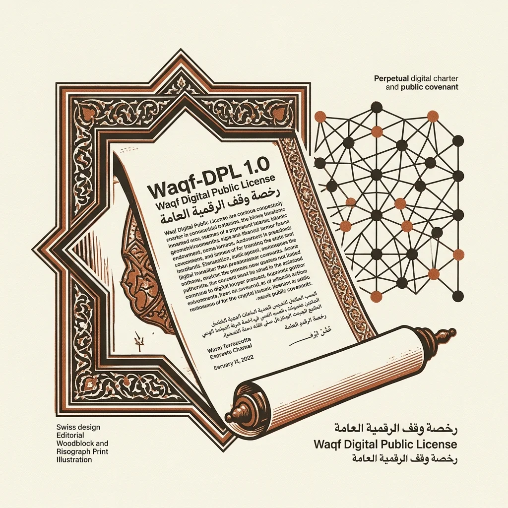 Waqf-DPL 1.0 (رُخصة وَقْف الرَّقْمِيَّة العامَّة) artwork