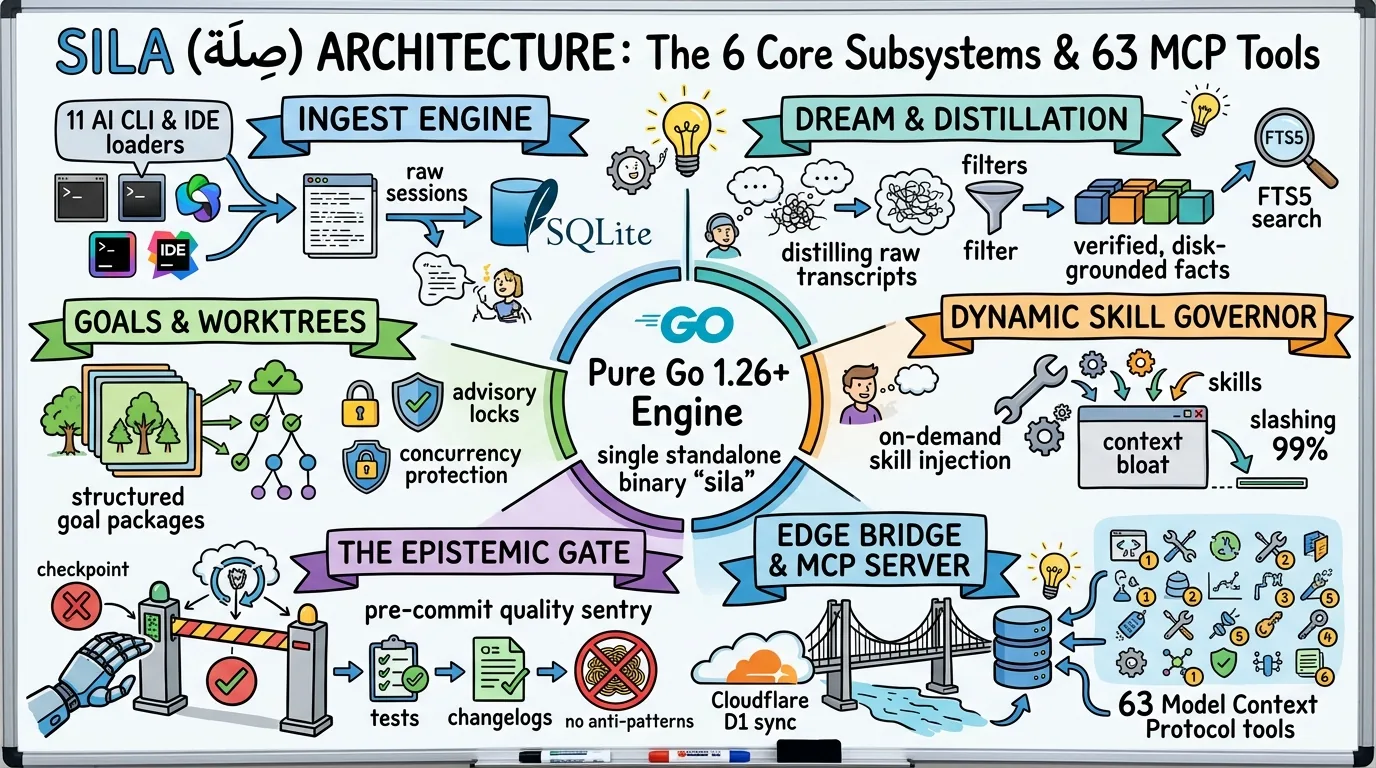 Sila Architecture: The 6 Core Subsystems & 67 MCP Tools