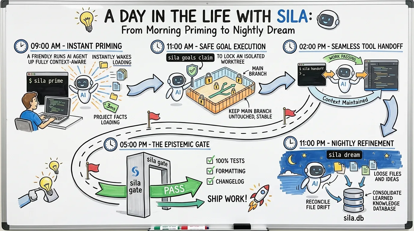 A Day in the Life with Sila: From Morning Priming to Nightly Dream