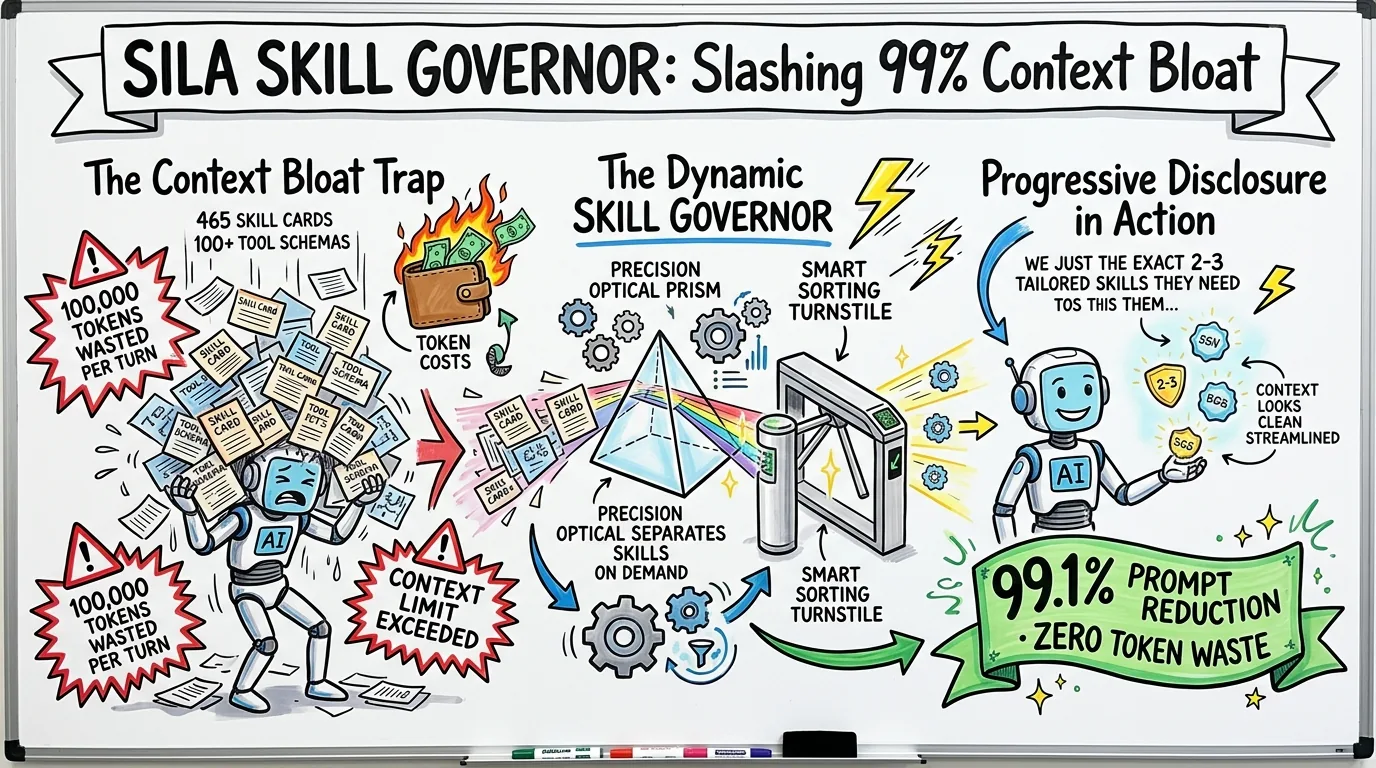 Sila Skill Governor: Slashing 99% Context Bloat