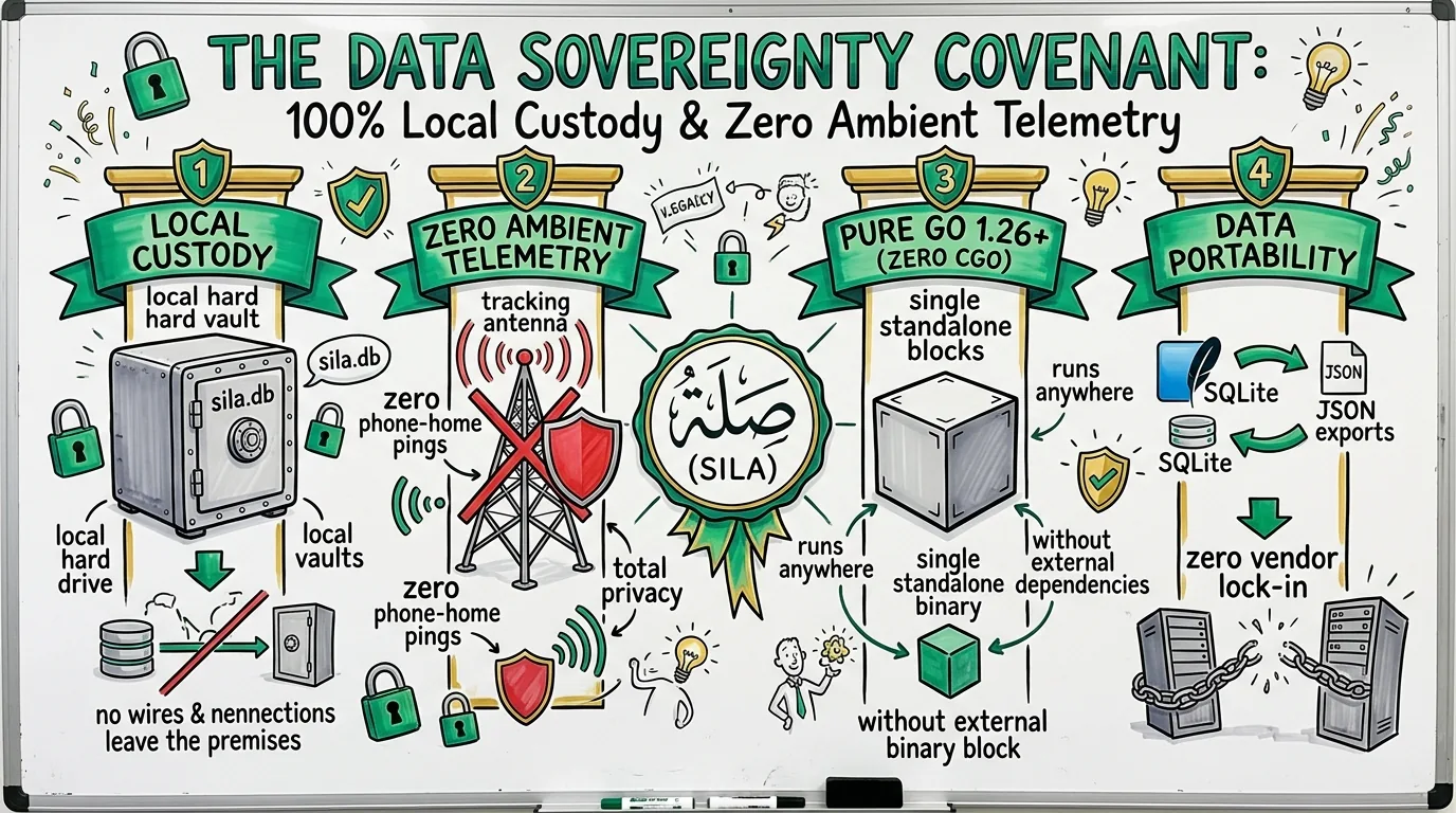 The Data Sovereignty Covenant: 100% Local Custody & Zero Ambient Telemetry